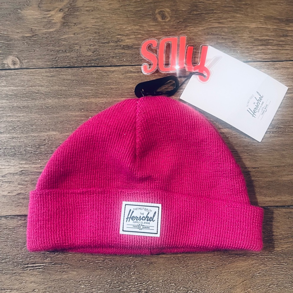Herschel Supply Company Pink Kids Beanie